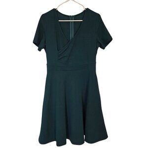 Green Fit and Flare Dress